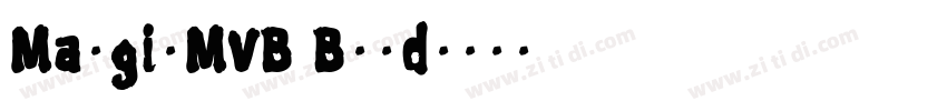 MarginMVB Bold字体转换